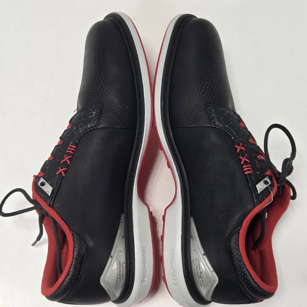 NIKE Jordan ADG 5 Black Red Golf Oxfords Shoes Size Men's 7.5 Women's 9.5